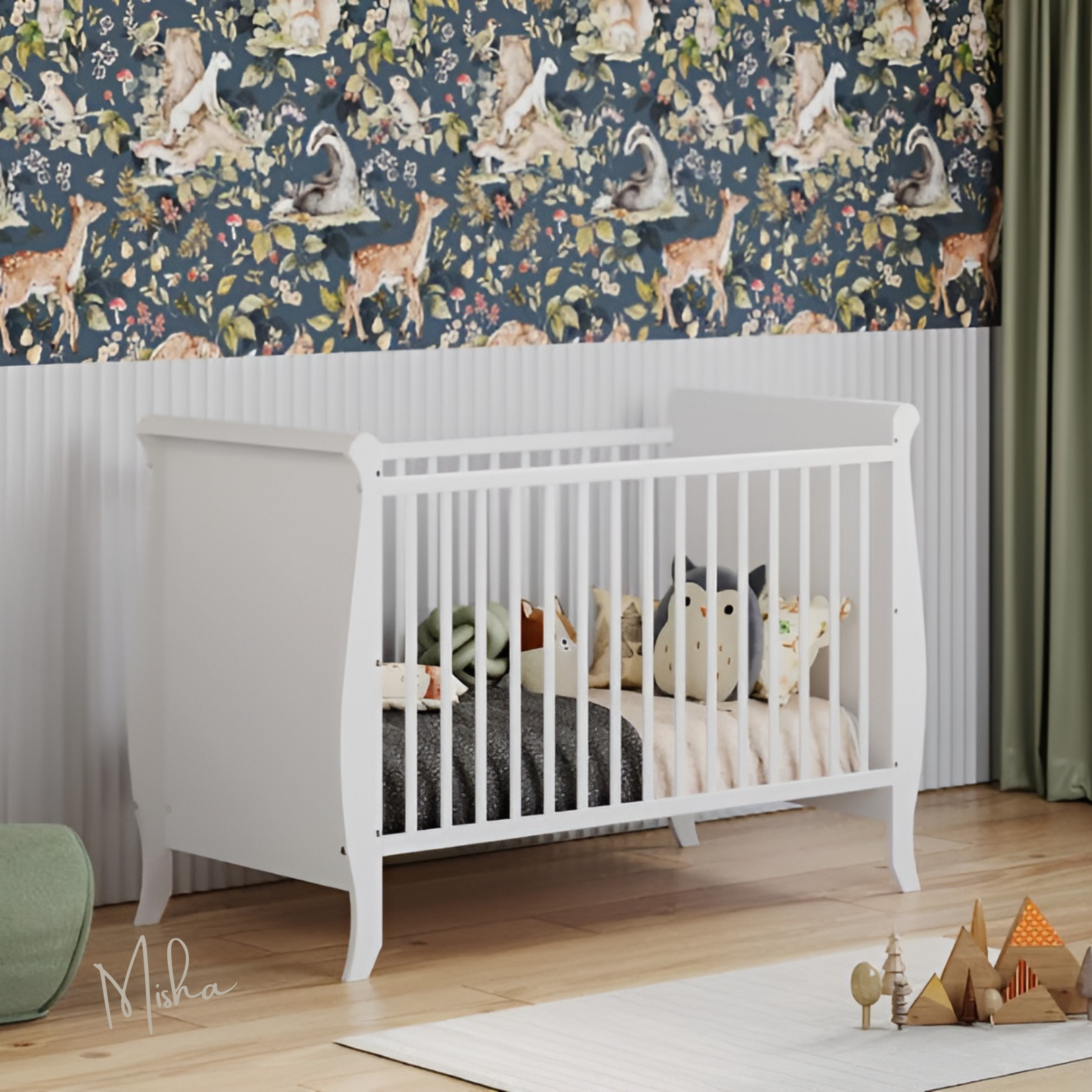 Wood cot Misha