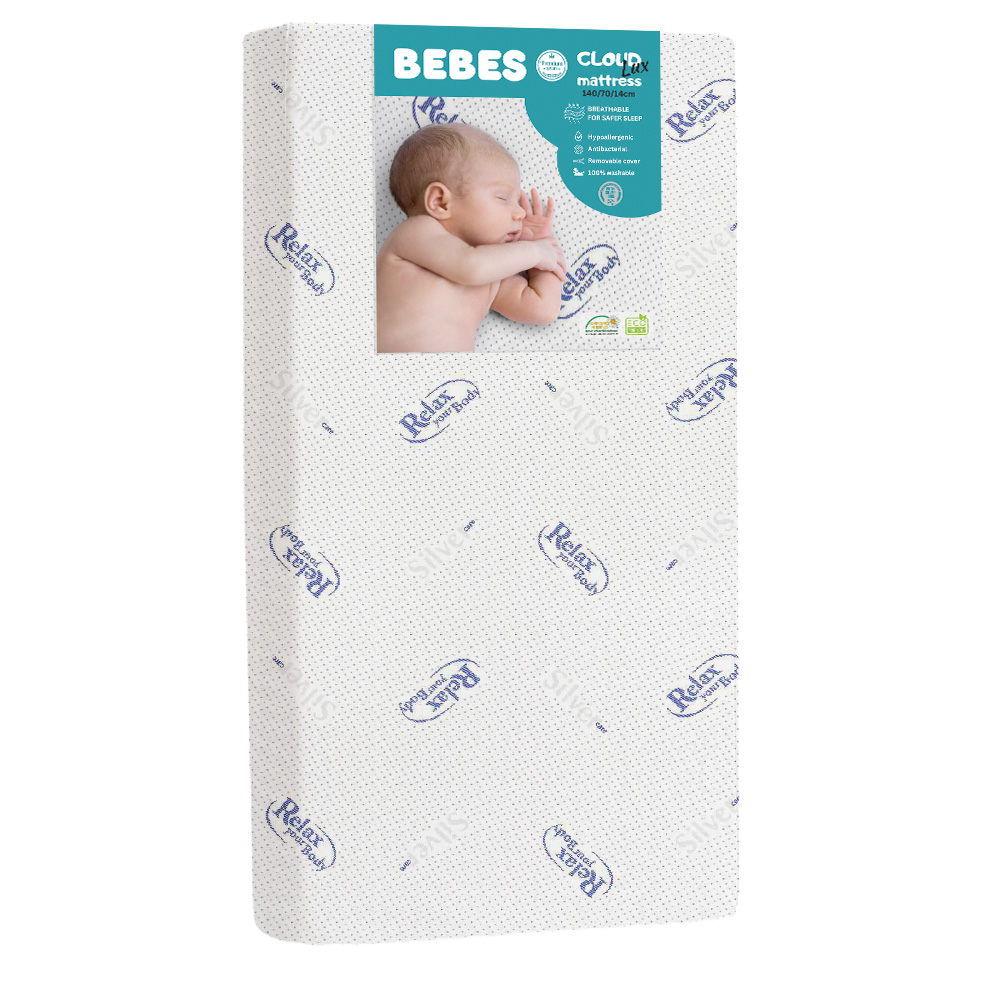 Bebes Cloud Lux 140-70-14cm Baby mattress