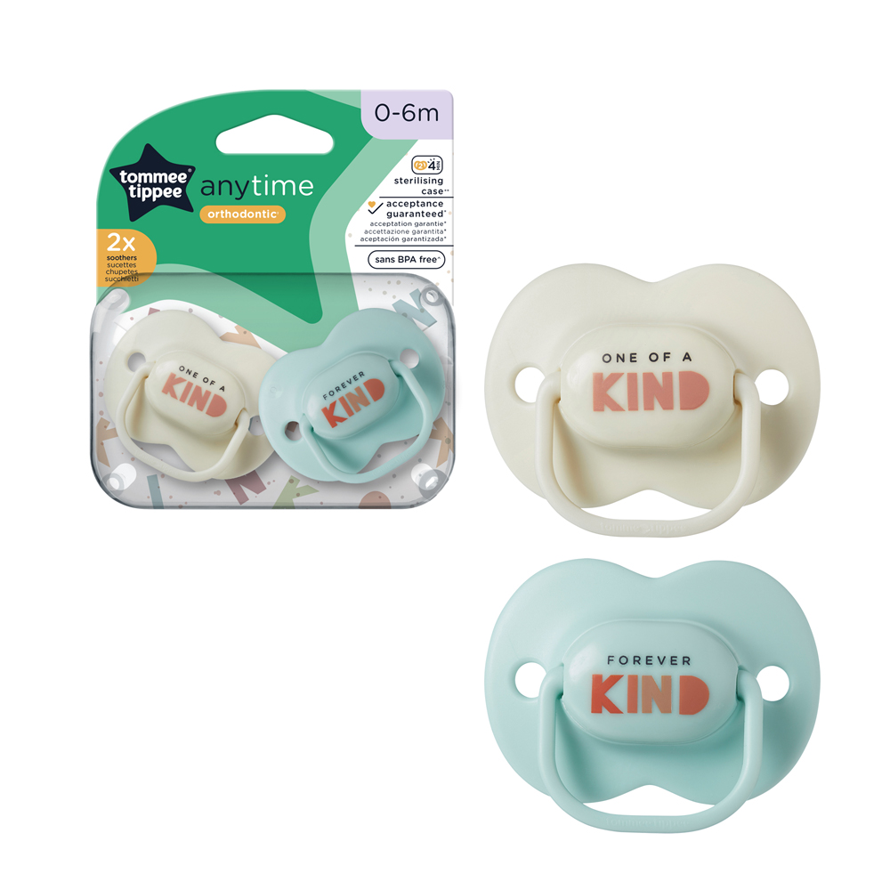 Tommee Tippee pacifier 2in1 0-6m Anytime blue