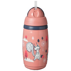 Tommee Tippee Insulated straw Cup apricot